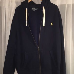 Ralph Lauren Polo Full Zip Hoodie Sweatshirt XXL
